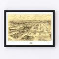 Vintage Map of MIlwaukee, Wisconsin 1906