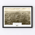 Vintage Map of Billings, Montana 1904