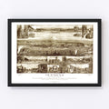 Vintage Map of Olympia, Washington 1903