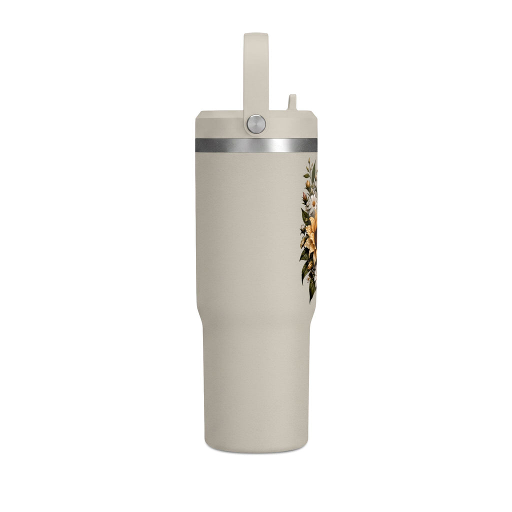 32oz Butterfly and Sunflower Floral Tumbler