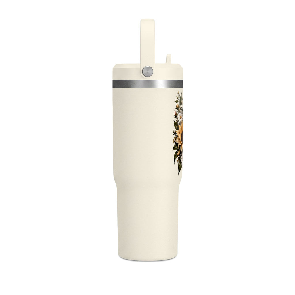 32oz Butterfly and Sunflower Floral Tumbler