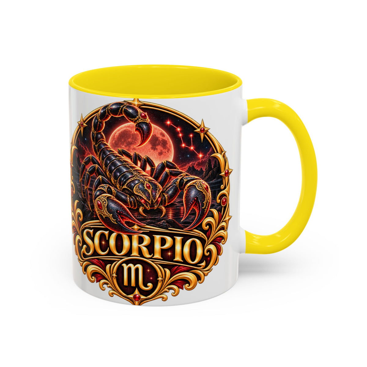 Scorpio Zodiac Coffee Mug — Bold Scorpion Astrology Design (11/15oz)
