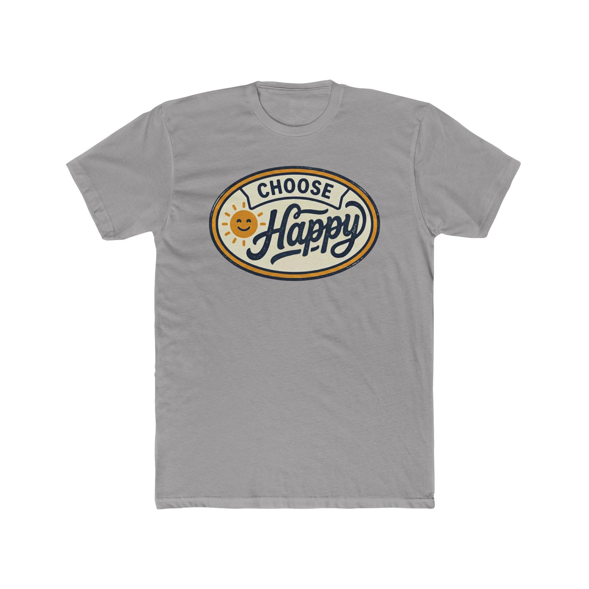 Choose Happy T-Shirt – Retro Smiley Graphic Tee