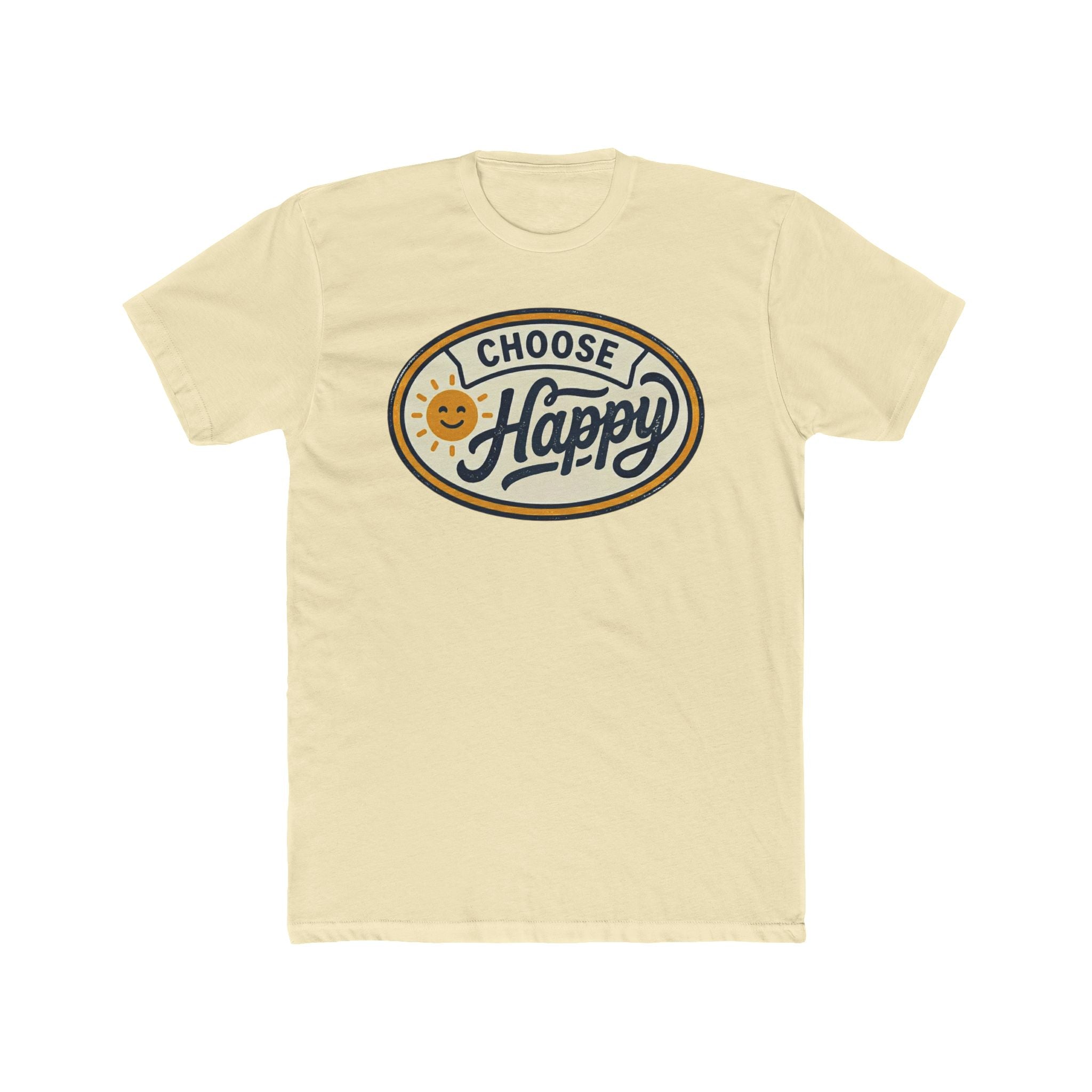 Choose Happy T-Shirt – Retro Smiley Graphic Tee