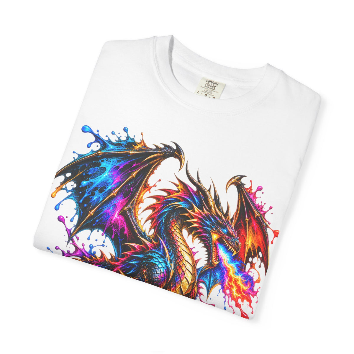 Vibrant Watercolor Dragon T-Shirt