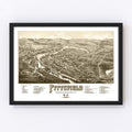 Vintage Map of Pittsfield, New Hampshire 1884