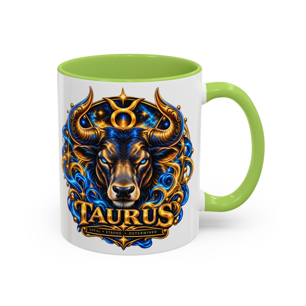 Taurus Coffee Mug — Zodiac Bull Accent Mug (11/15oz)