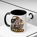 Capricorn Zodiac Coffee Mug — Astrological Goat Accent Mug (11/15oz)