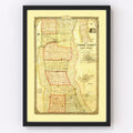 Vintage Map of Seneca County, New York 1858