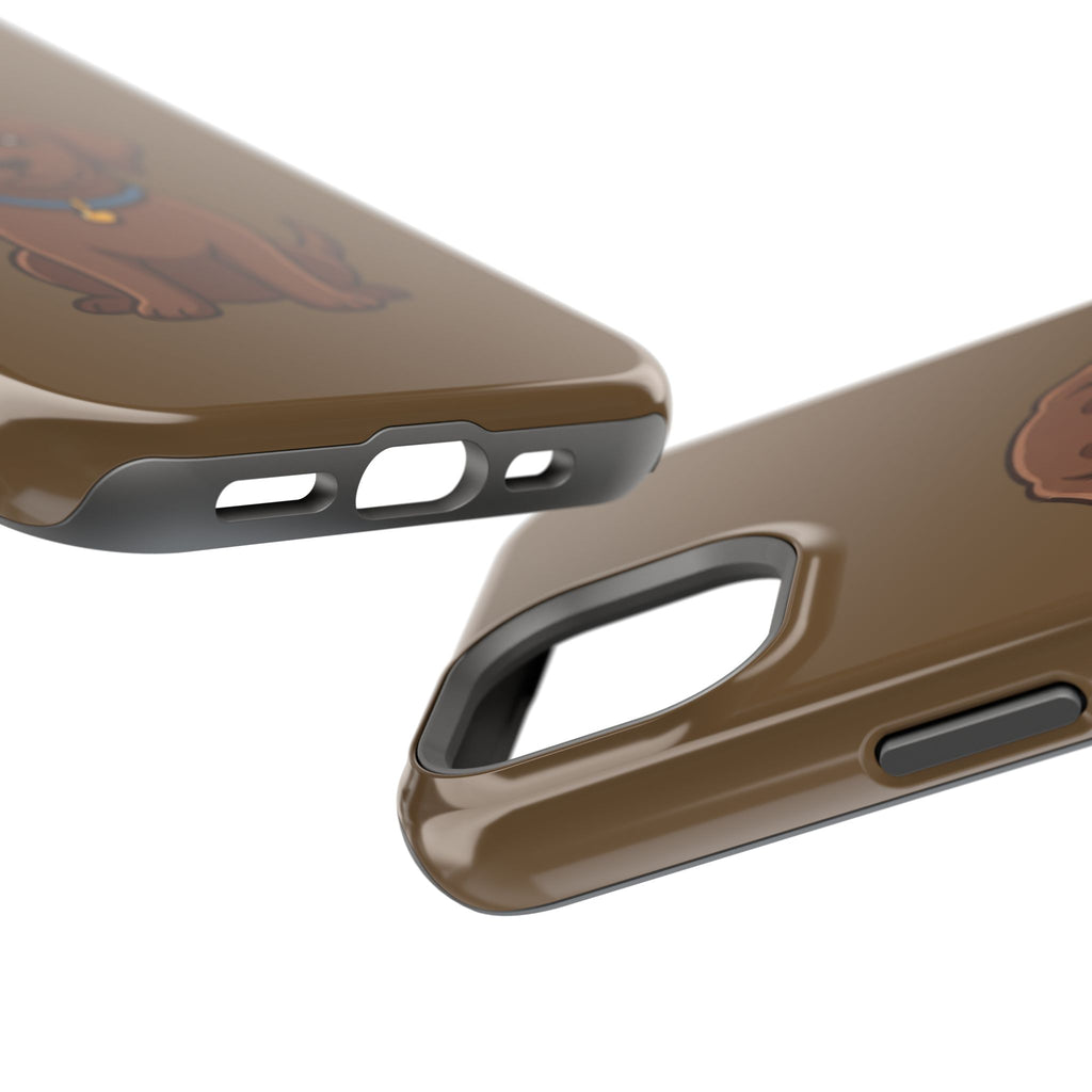 Chocolate Labrador Phone Case — Cute Dog Impact‑Resistant iPhone Cover