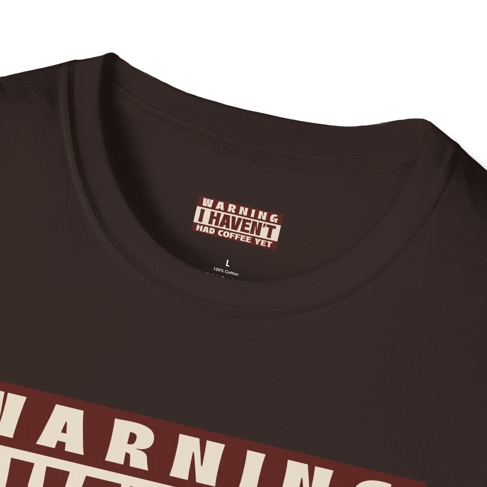 Funny Coffee Warning T-Shirt, Gift for Coffee Lovers, Casual Wear