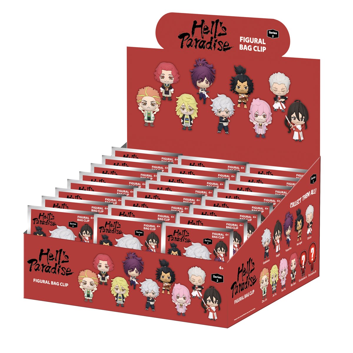 Hell's Paradise Series 2 3D Foam Bag Clip Blind Bag