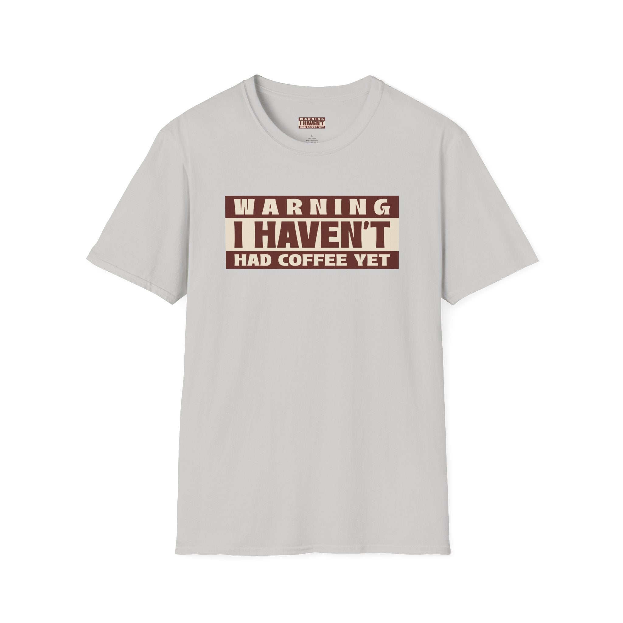 Funny Coffee Warning T-Shirt, Gift for Coffee Lovers, Casual Wear