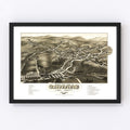 Vintage Map of Whitefield, New Hampshire 1883