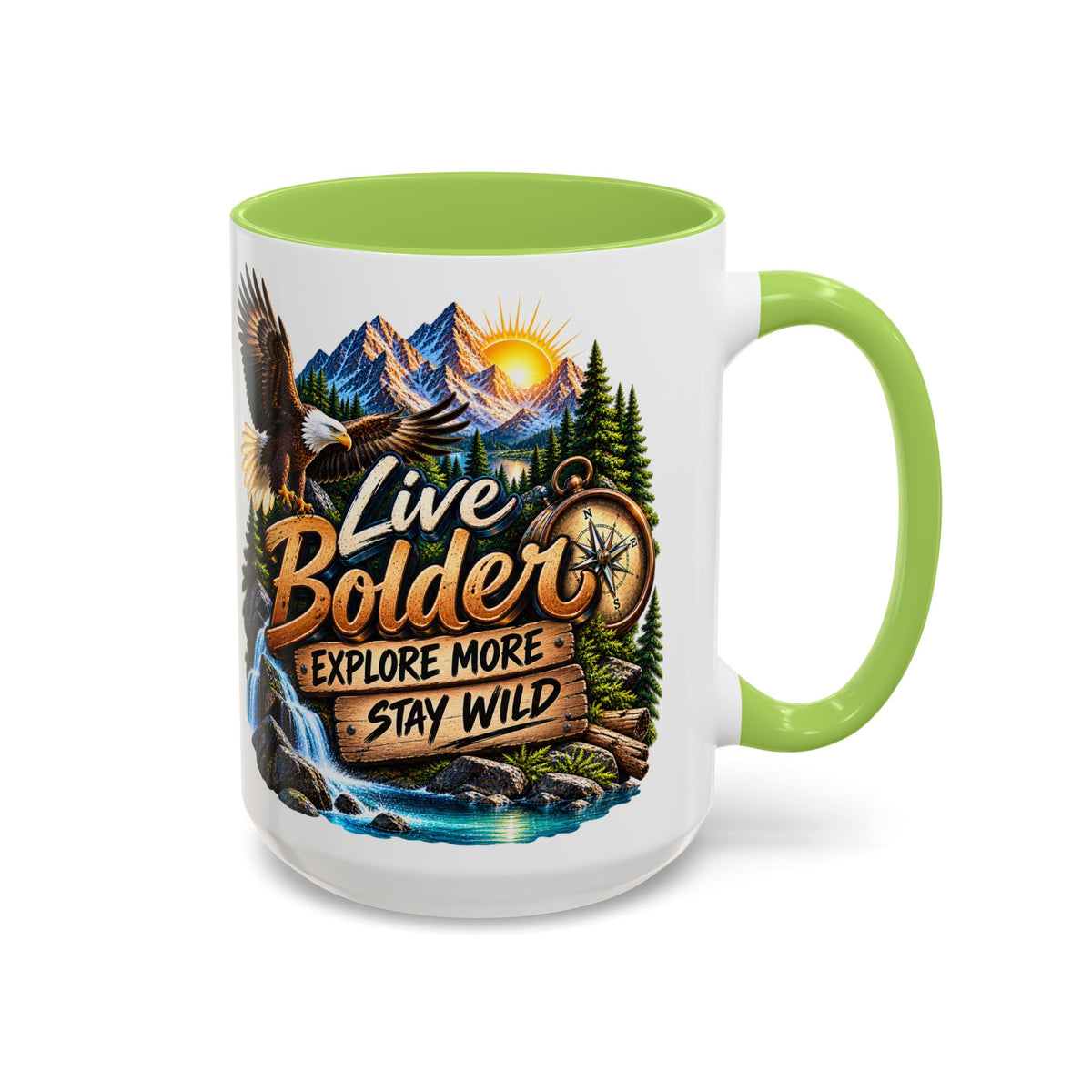 Live Bolder Explore More Stay Wild Coffee Mug