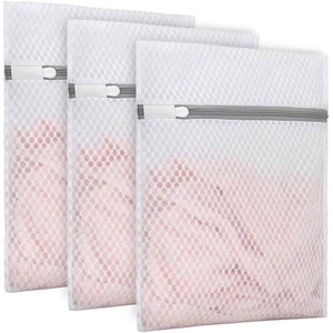 3-Pack: Durable Honeycomb Mesh Laundry Bags