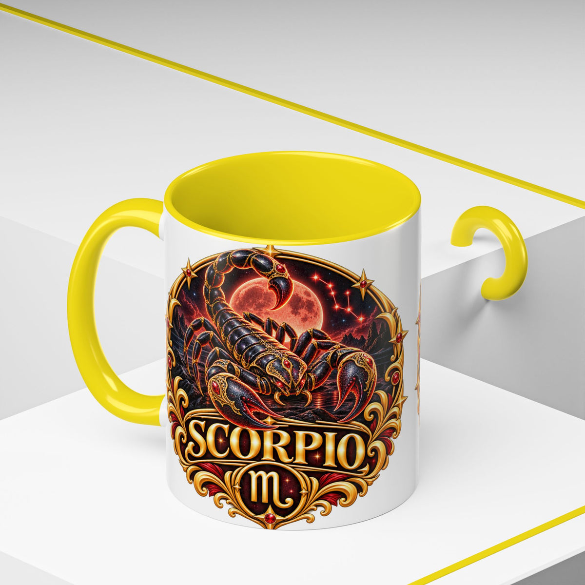 Scorpio Zodiac Coffee Mug — Bold Scorpion Astrology Design (11/15oz)