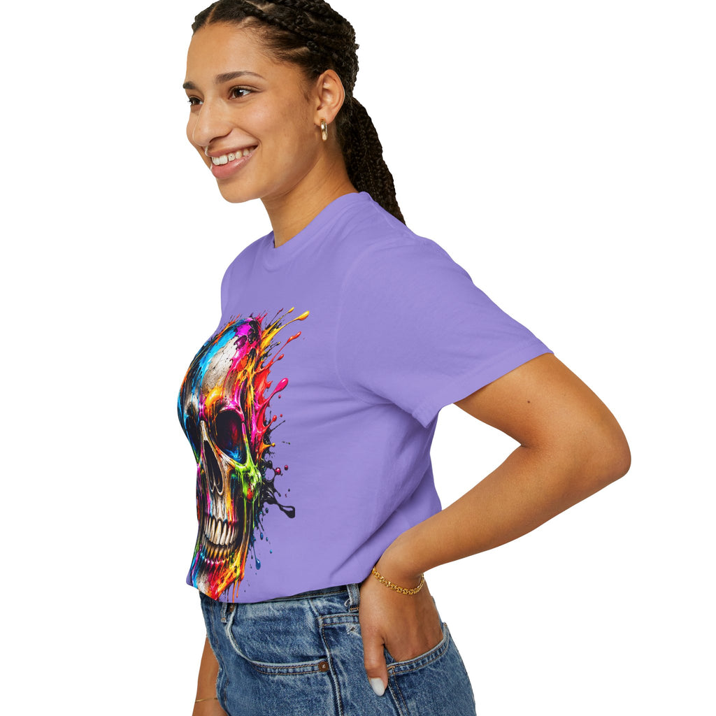Color Splash Skull T-Shirt