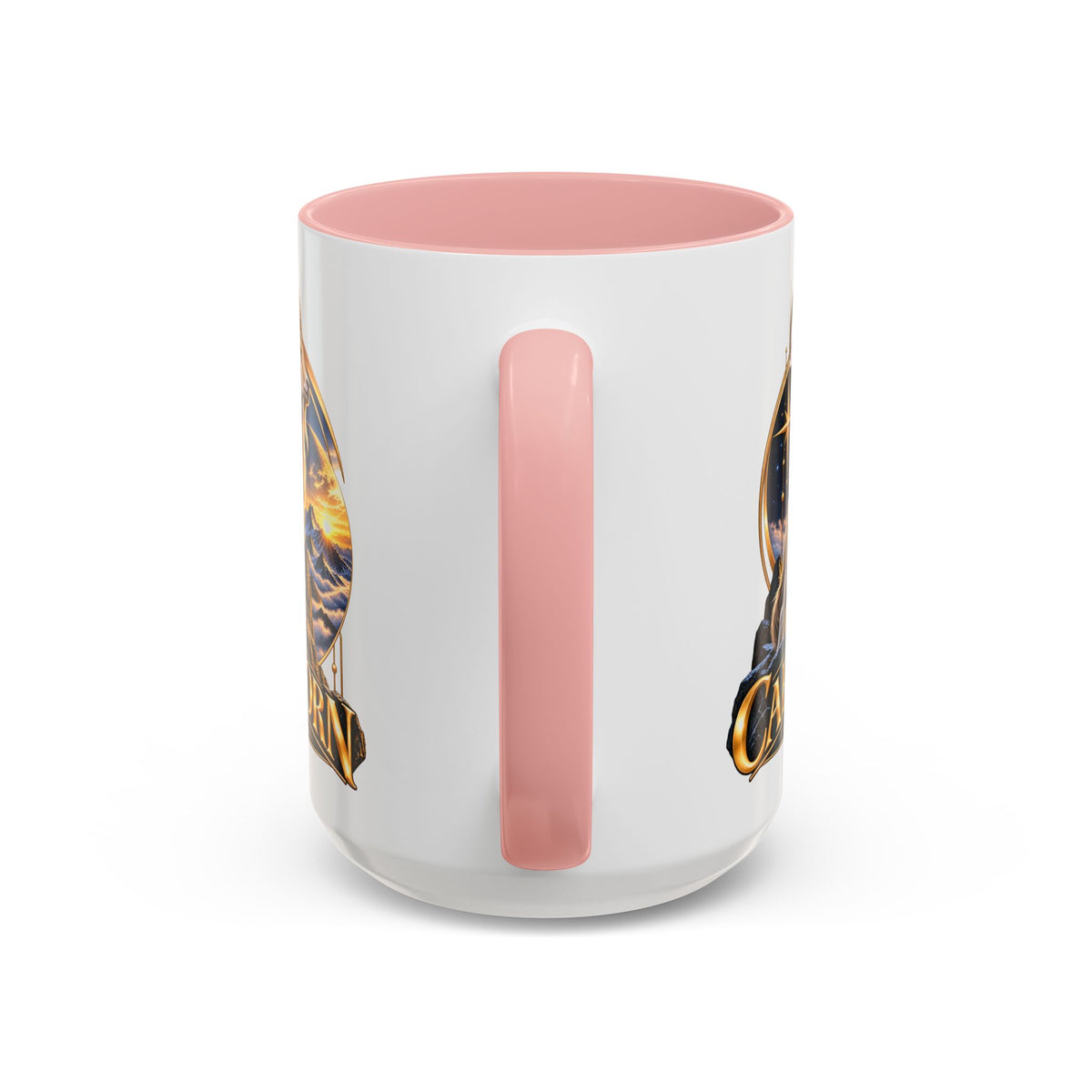 Capricorn Zodiac Coffee Mug — Astrological Goat Accent Mug (11/15oz)