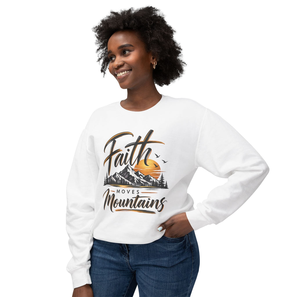 Faith Moves Mountains Crewneck Sweatshirt