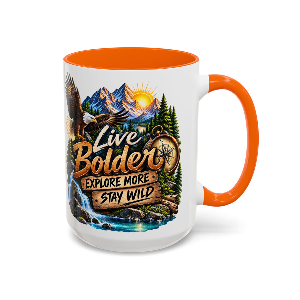 Live Bolder Explore More Stay Wild Coffee Mug