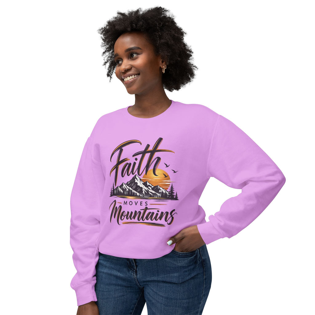 Faith Moves Mountains Crewneck Sweatshirt