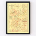 Vintage Map of Marion County, Kentucky 1877