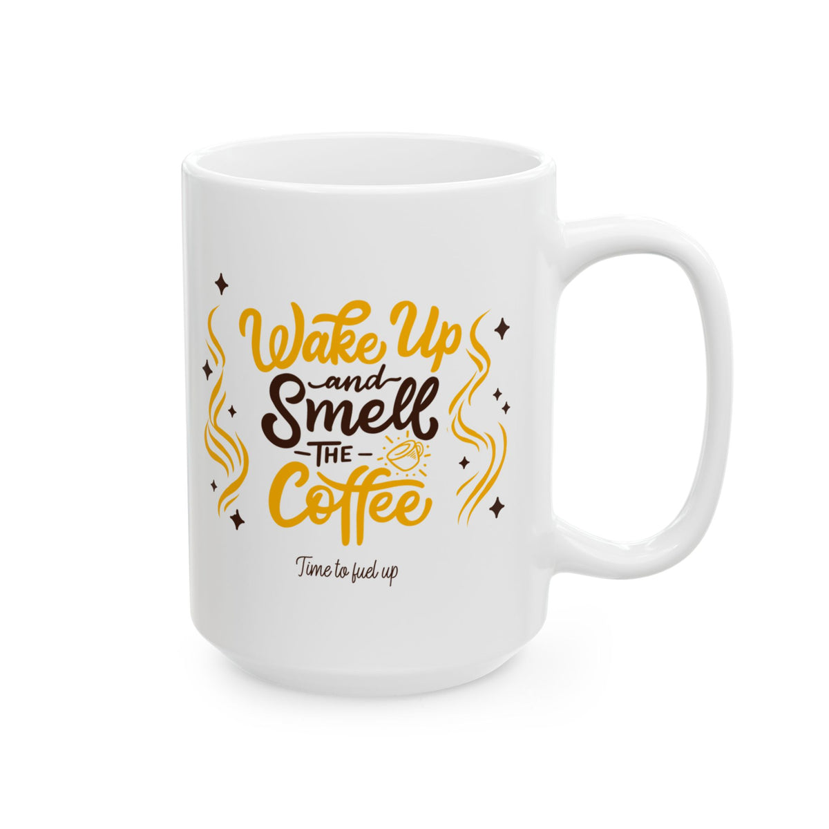 Inspirational Ceramic Mug — "Wake Up & Slay" Motivational Coffee Cup (11oz/15oz)