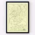 Vintage Map of Carroll Parish, Louisiana 1860