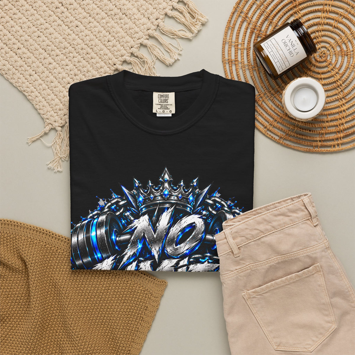 No Limits Graphic T-Shirt — Bold Streetwear Motivational Tee