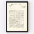Vintage Map of Collingsworth County, Texas 1892