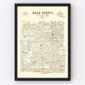 Vintage Map of Hale County, Texas 1892