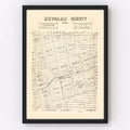 Vintage Map of Howard County, Texas 1890