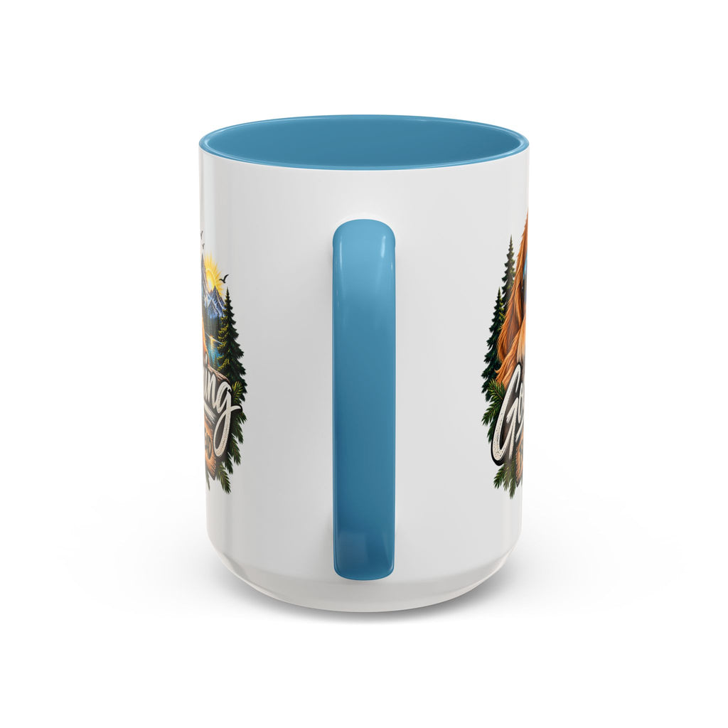 Good Morning Dog Coffee Mug — 'Good Morning, Better Days Ahead' Accent Mug