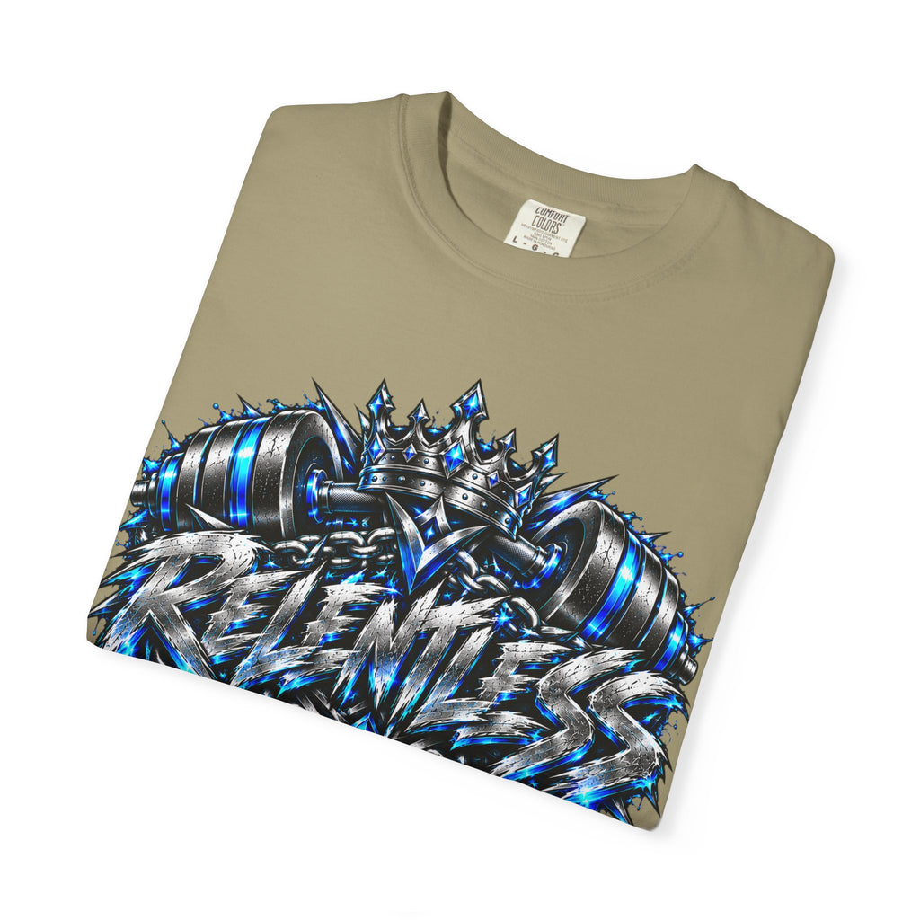 T-Shirt — Metallic Crown Graffiti Heart Graphic Tee