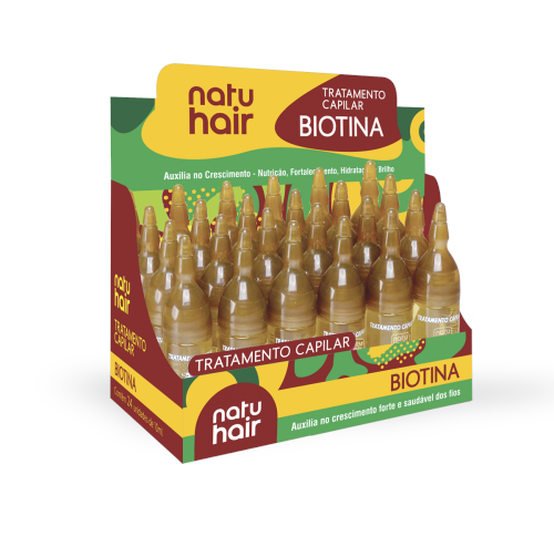 Biotin Hair Treatment Ampoules Natuhair  24x10ml