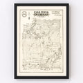 Vintage Map of Palo Pinto County, Texas 1880