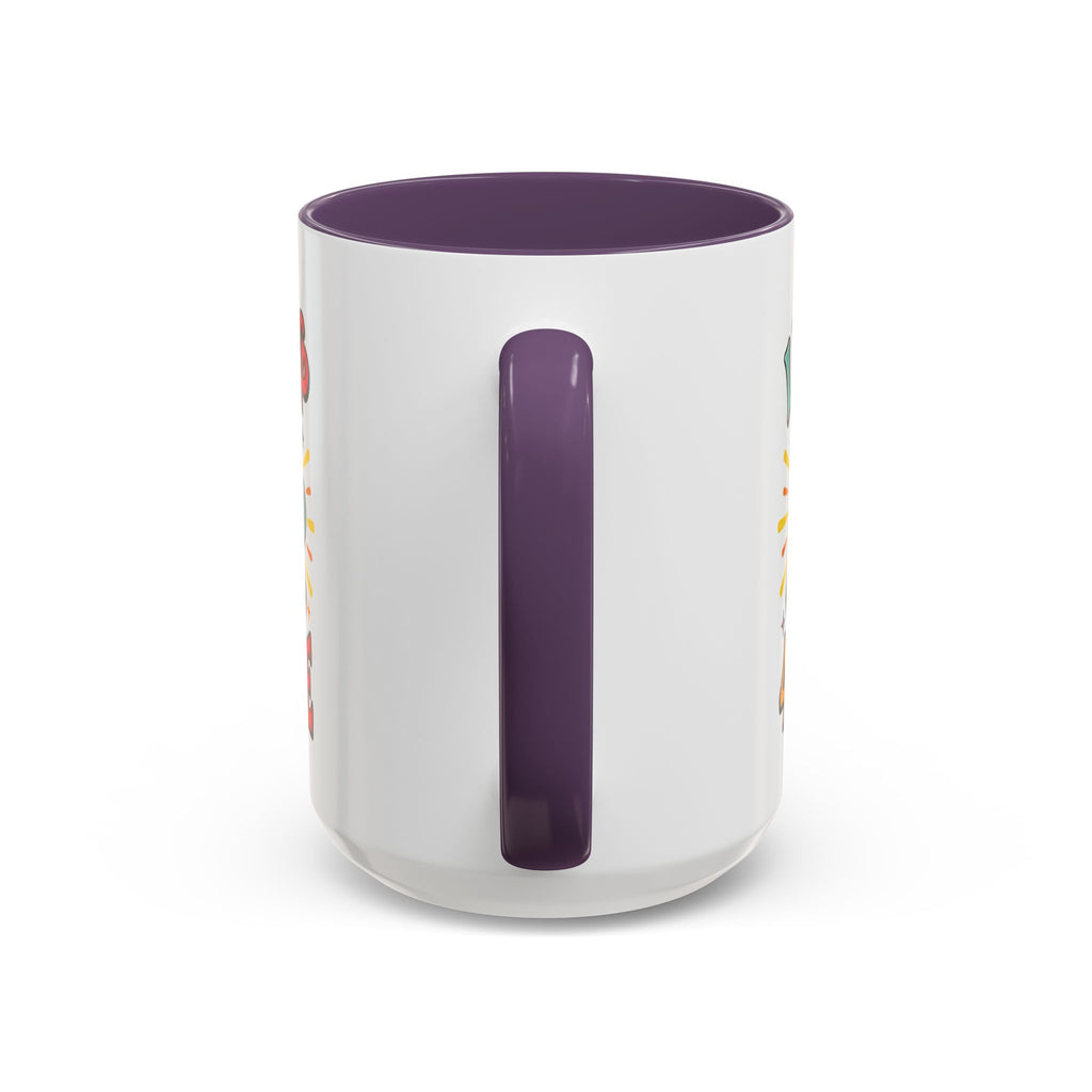 Coffee Mug — "I Wake Up 4 Coffee" Accent Ceramic Mug (11/15oz)