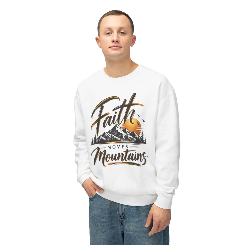 Faith Moves Mountains Crewneck Sweatshirt