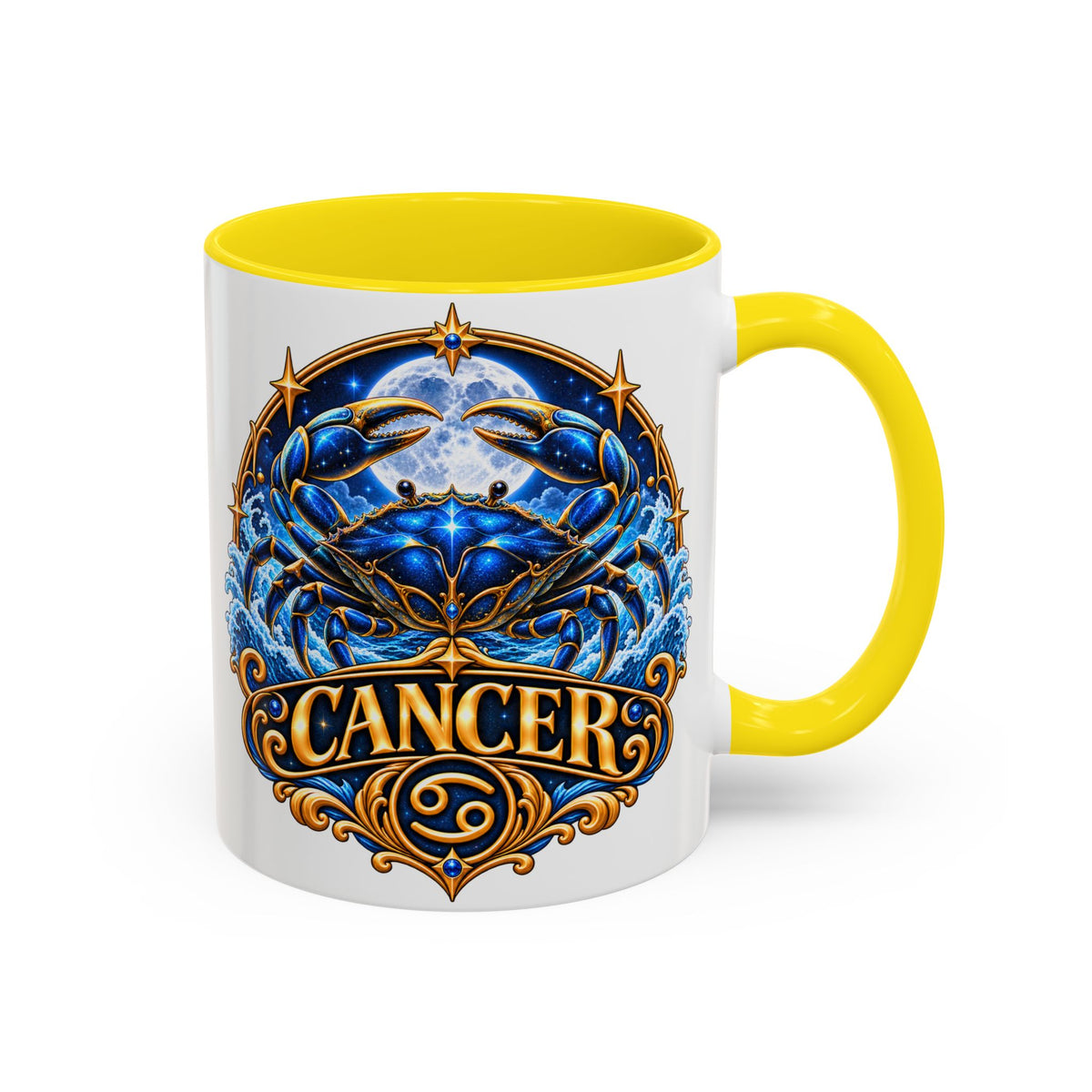 Cancer Zodiac Coffee Mug — Astrology Crab Horoscope Gift (11/15 oz)
