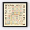 Vintage Map of Lenawee County, Michigan 1864