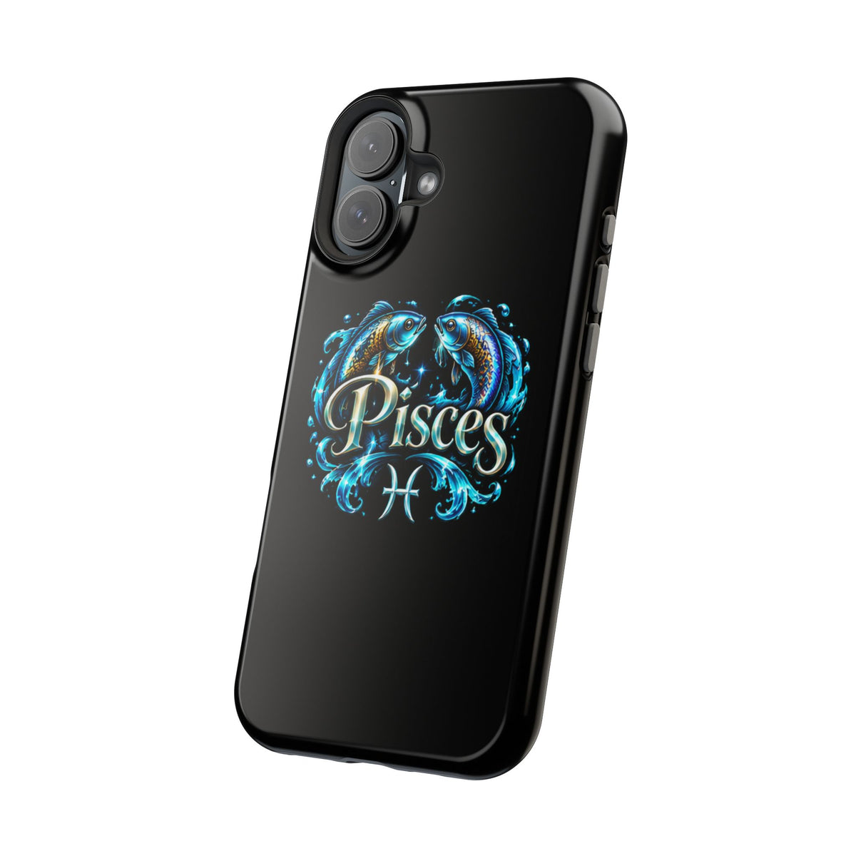 Pisces Magnetic Impact-Resistant Phone Case — Zodiac Fish Astrology Design