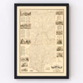 Vintage Map of Trempealeau County, Wisconsin 1877