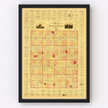 Vintage Map of Butler County, Iowa 1897