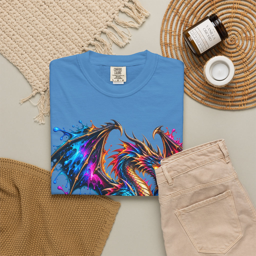 Vibrant Watercolor Dragon T-Shirt