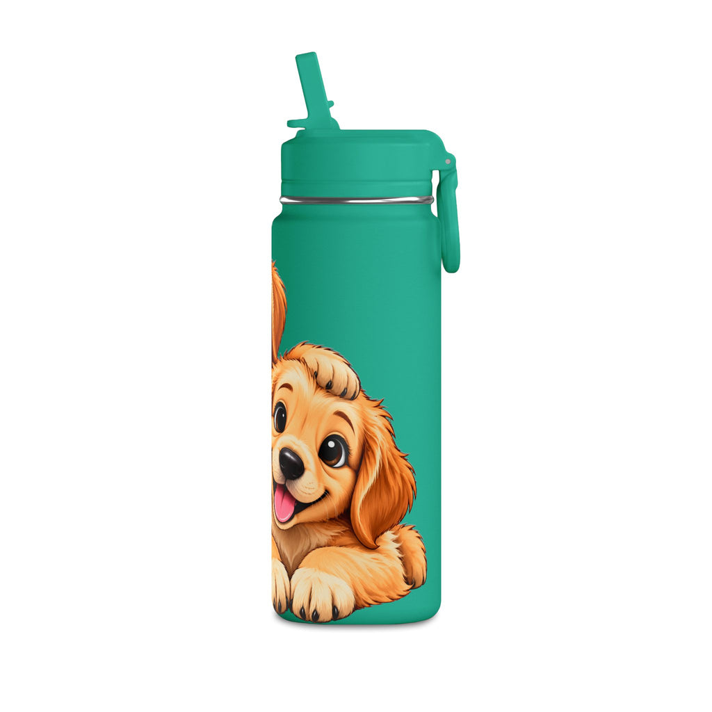Golden Retriever Puppies Mini Water Bottle