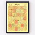 Vintage Map of Spink County, South Dakota 1899