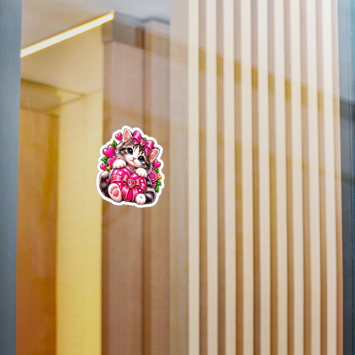 Cute Kitten Vinyl Decal