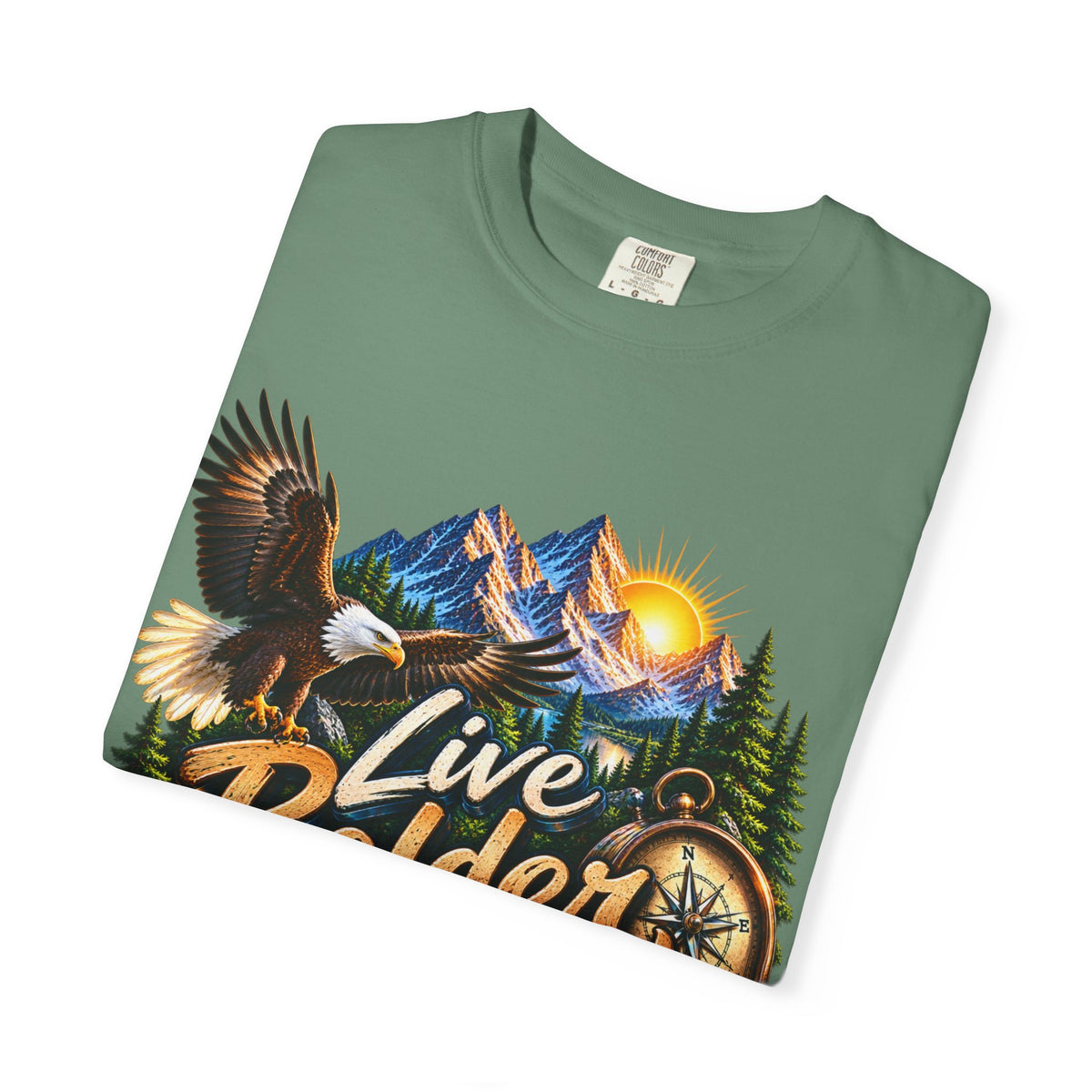 Adventure T-Shirt — "Live Bolder: Explore More, Stay Wild" Graphic Tee