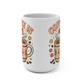Coffee Is #1 15oz Ceramic Mug — Retro Floral Coffee Lover Gift